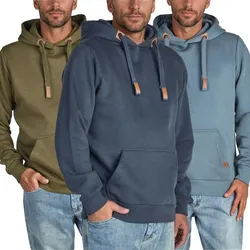 DENIMFY Hoodie Herren Regular Fit DFIvo - Black - S