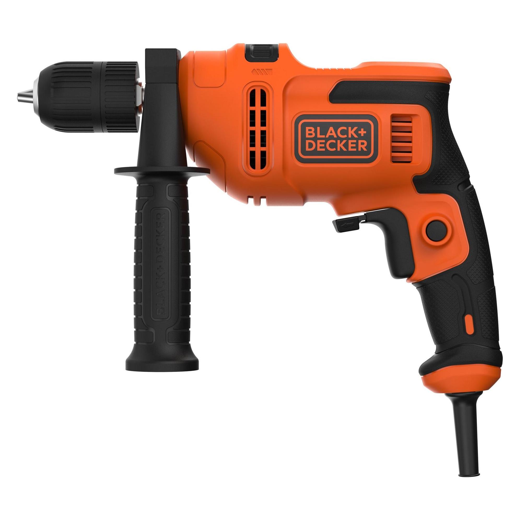 Black & Decker BEH200KQS Bohrmaschine Ohne Schlüssel (Schlagbohrmaschine) (BEH200K-QS)