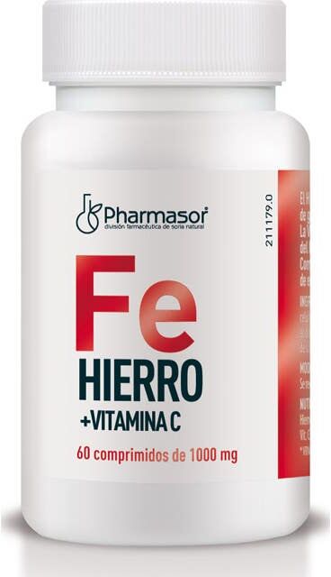 Pharmasor Hierro + Vitamina C 60 caps