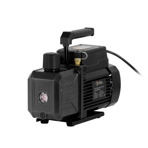 PCE Instruments zweistufige HVAC Vakuumpumpe PCE-RVP 220 |56...68 l/min |1/4 Zoll | 0,51 PS |370W |280ml Öltank