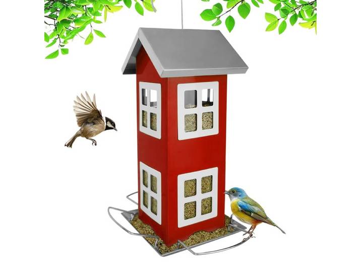 Relaxdays Vogelhaus zum Aufhängen
