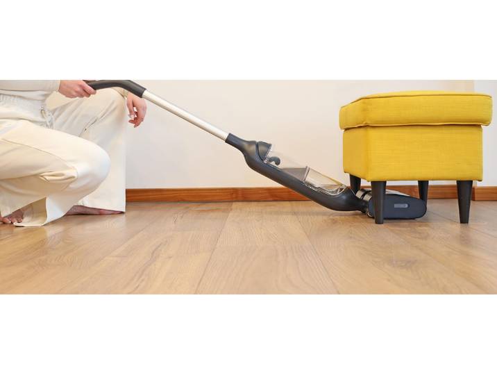 Hartbodenreiniger Hizero F300 , schwarz (grau, silber), B:22,9cm H:120cm T:25cm, Mehrzwecksauger, Hartbodenreiniger