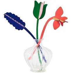 WANDSKULPTUR Bunt 6/28,5 cm