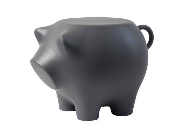 Werkwaardig Sidepig - Design Bijzettafel - Gerecycled kunststof - Antraciet