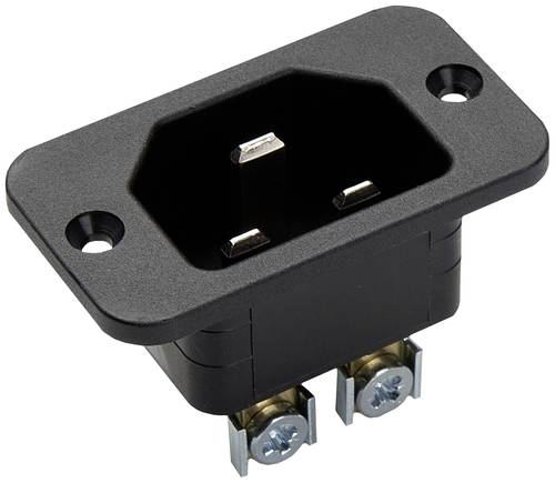 Martin Kaiser 836/sw Heißgeräte-Steckverbinder Stecker, Einbau 16A Schwarz