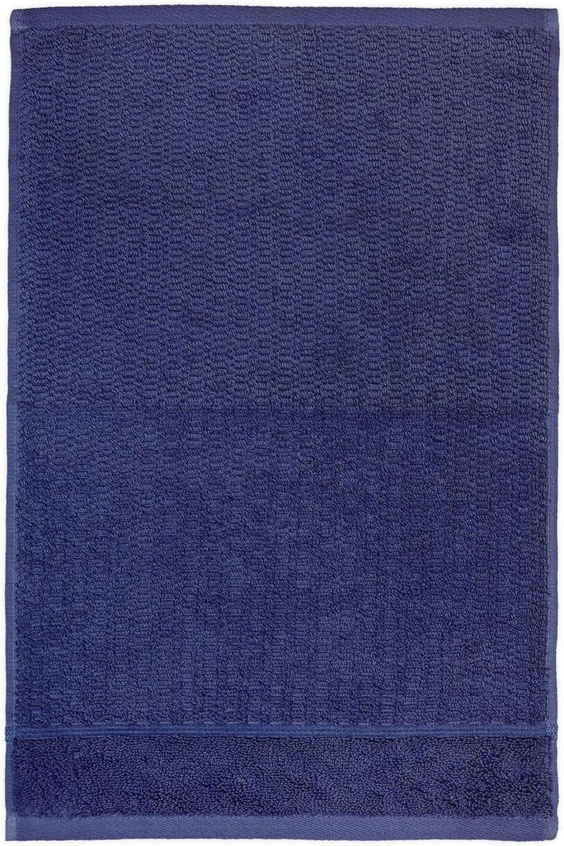 Frottana Pearl gastendoekje met parelstructuur en massage-effect, Deep sea, 30 x 50 cm