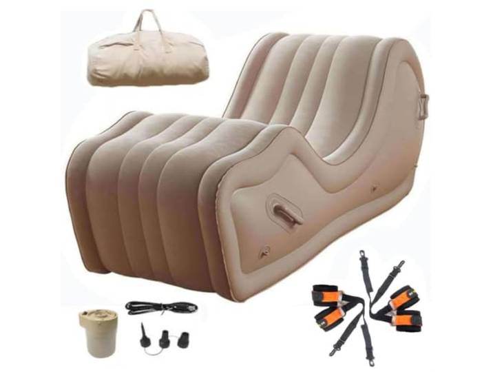 YWQJL Sex Aufblasbare Sofa Erotische Möbel Aufblasbares Sofa Für Sex,B-Sofa Liebesmöbel Position Inflatable Chair Sessel Zum Aufblasen Aufblasbar Reiten Sex-couch Männer Sm Folter Erwachsene,B-Sofa
