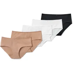 Tchibo - 5 Pantys - Damen - Gr. S - schwarz