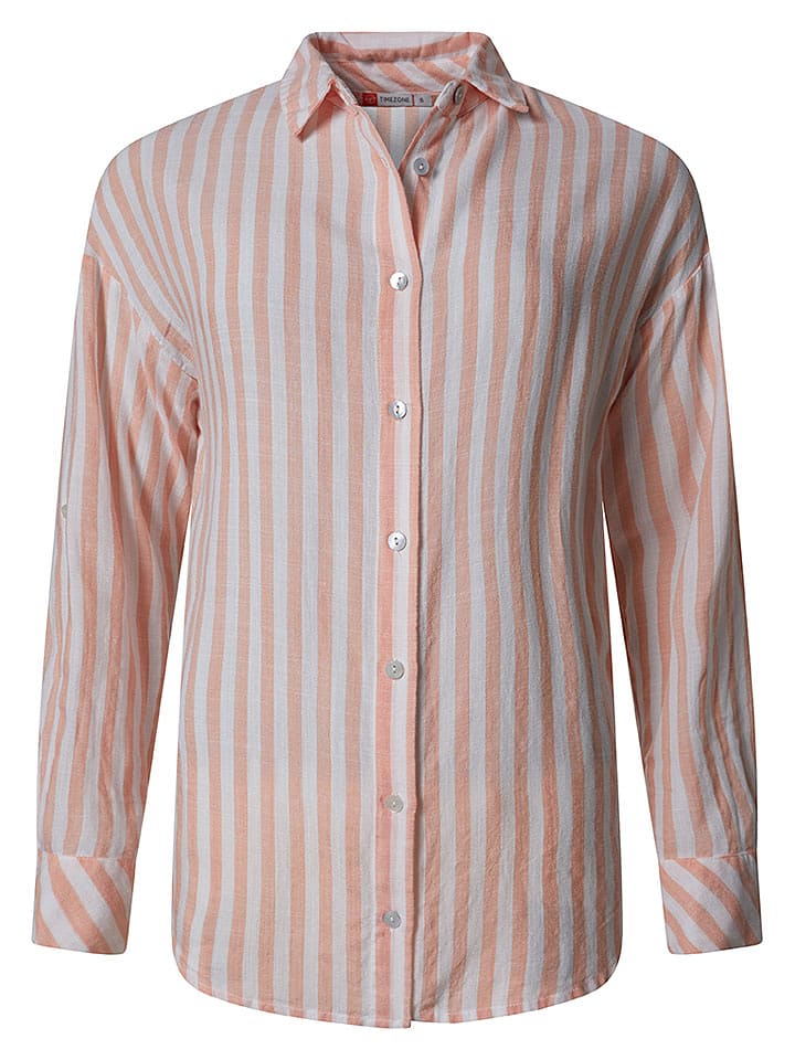 Timezone Hemd - Loose fit - in Lachs - XS