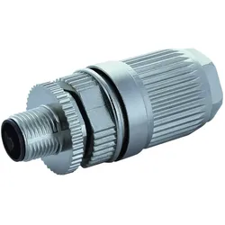 Murr Elektronik M12 St. 0° L-kod. Selbstanschl. Schneidklemme 5-pol. 0.75...1.5mm2, Elektronikkabel + Stecker