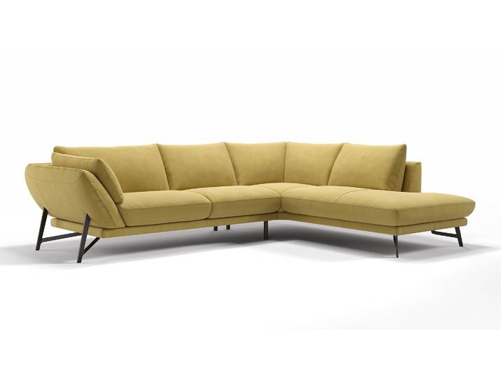 Stoff Eckgarnitur ESTELLA Designer Couch Eckcouch