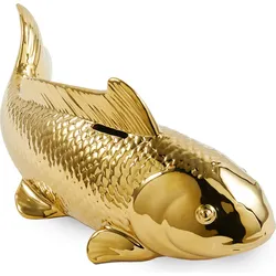 Spardose Fish, gold