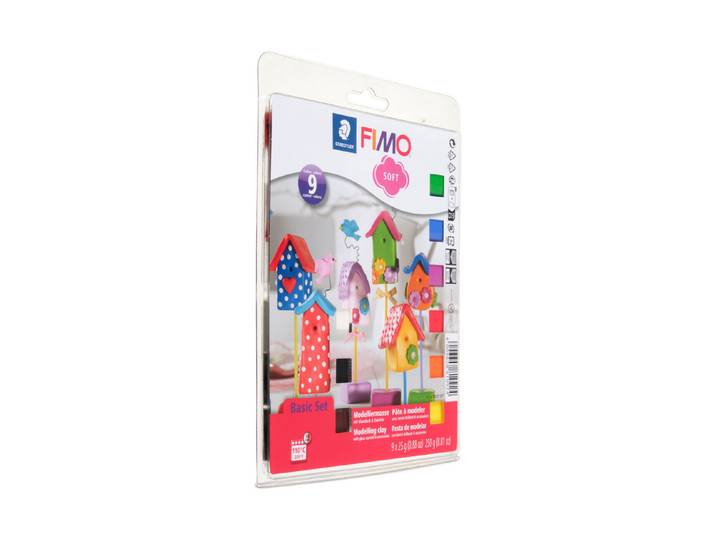 Fimo Soft Basic-Set 9 Halbblöcke à 25 g