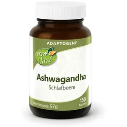 Kopp Vital® Adaptogen Ashwagandha (Schlafbeere) / 500 mg / 150 Kapseln