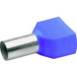 Klauke 87714 Zwillings-Aderendhülse 16 mm² Teilisoliert Blau 100 St.