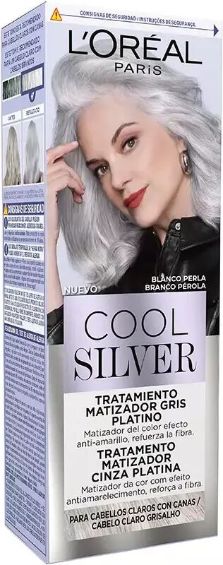 L'Oréal Paris Cool Silver Platinum Grey Toning Treatment Blanco Perla