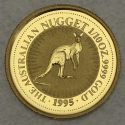 Goldmünze 1/10oz "Känguru" 1995 Australian Nugget (Australien)