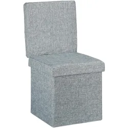 Relaxdays, Hocker, Faltbarer Sitzhocker (38 x 38 x 73 cm)