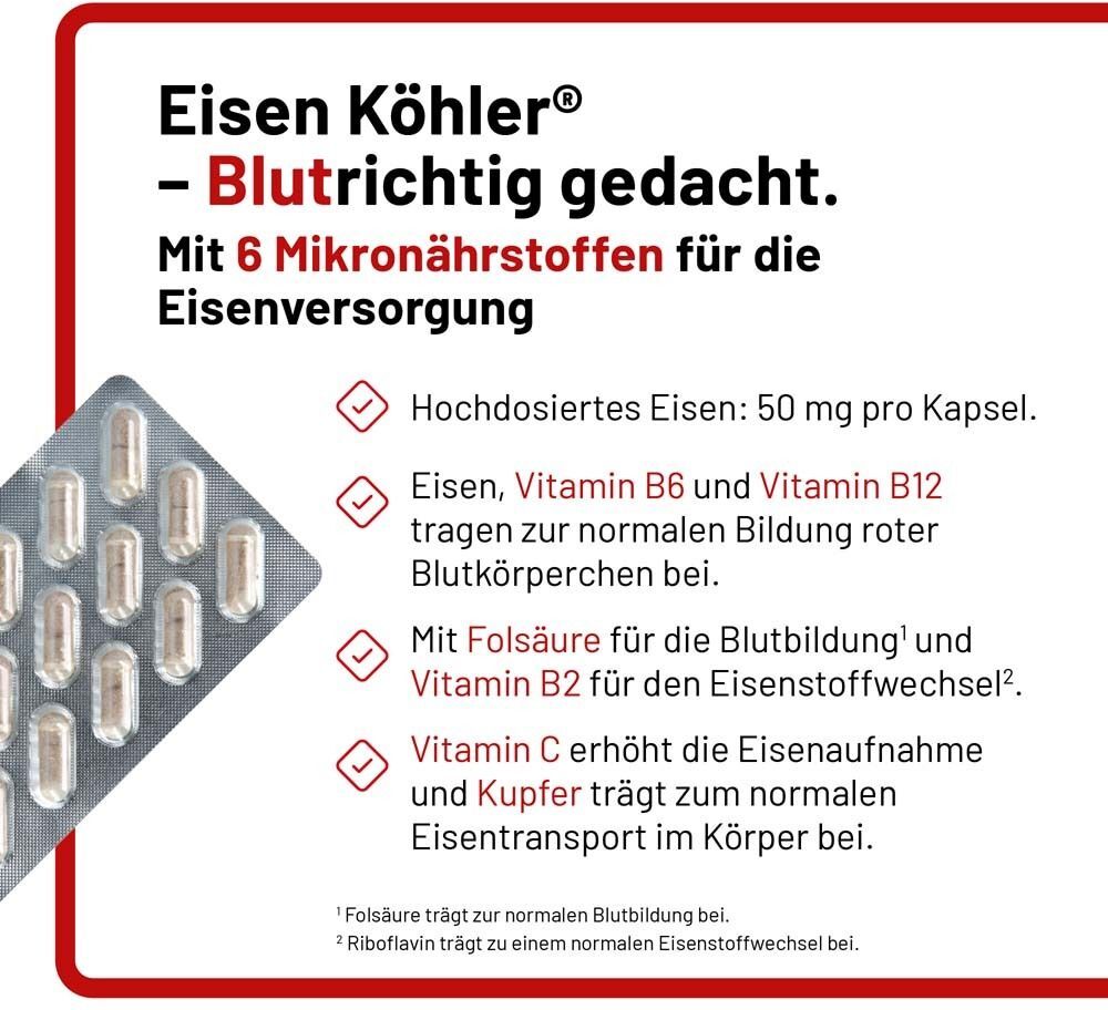 Eisen Köhler® Eisen Köhler Kapseln 90 St