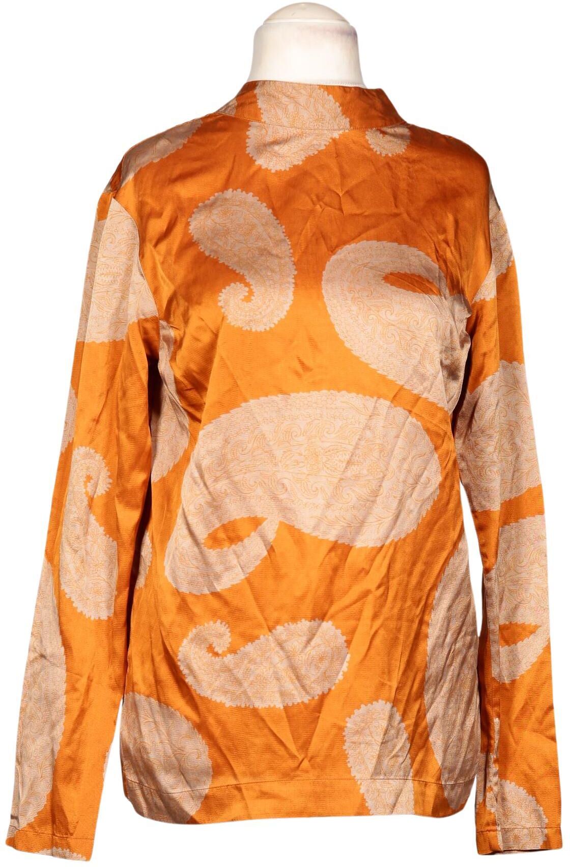 Dries van Noten Damen Bluse, Orange, Gr. EU 38 (FR 40), Seide / Baumwolle - Second Hand