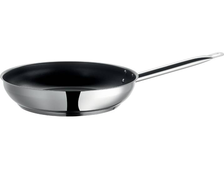 Bratpfanne MÄSER Mäser Bratpfanne PROFESSIONAL I , schwarz (schwarz, silber), Ø:24cm, Pfannen, Bratpfanne