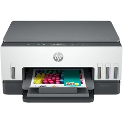 HP Smart Tank 670 Thermal Inkjet DPI pro Minute WLAN (Tintentank, Farbe), Drucker, Weiss, Grau