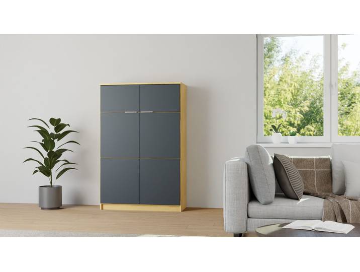 Highboard Buche Natur geölt