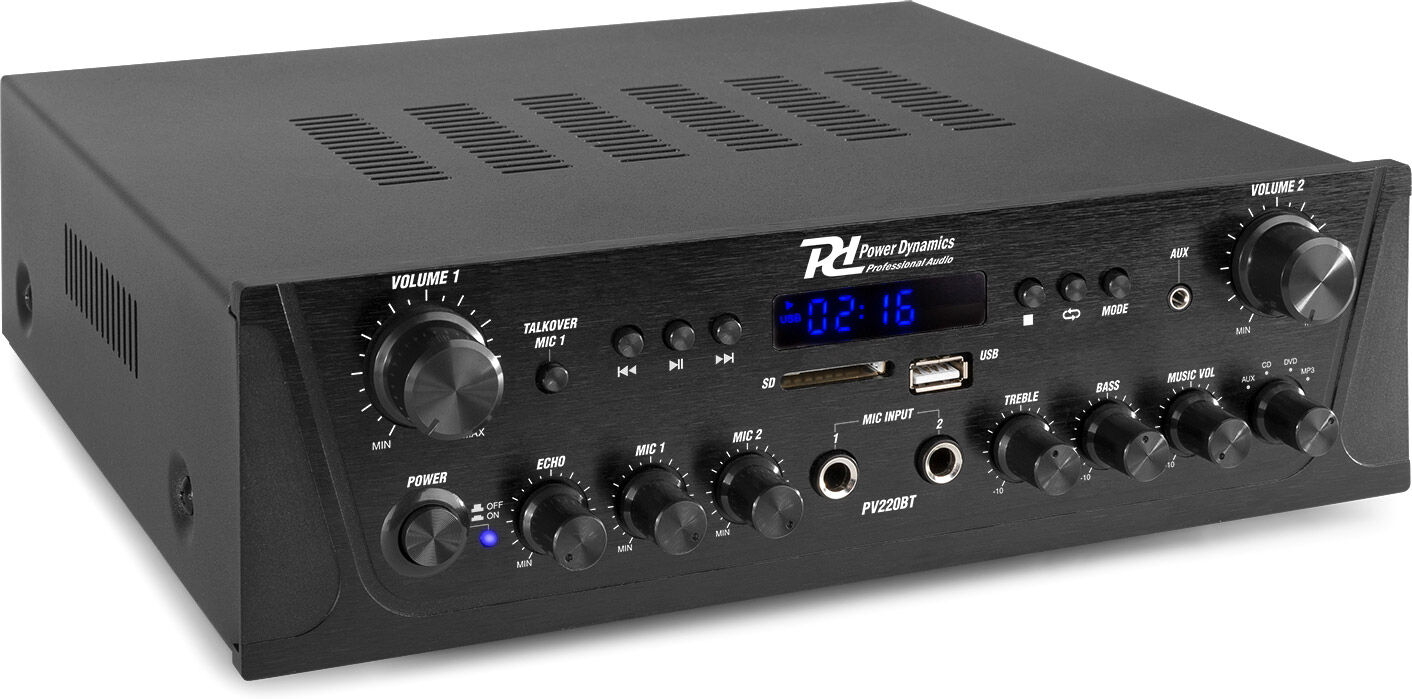 Power Dynamics Pv220bt Audio-Verstärker-System 100w