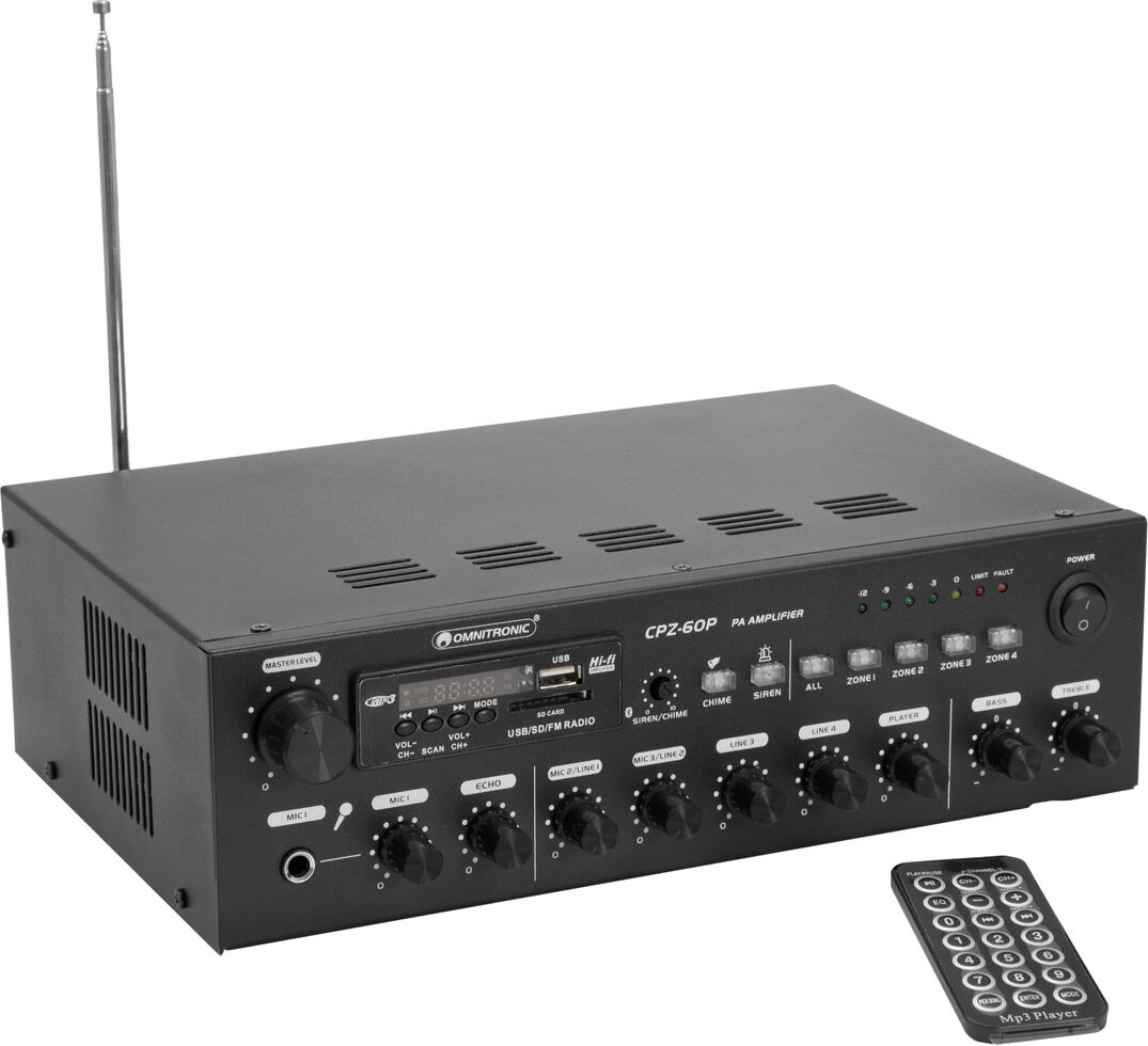 Omnitronic Cpz-60p Ela-Mischverstärker