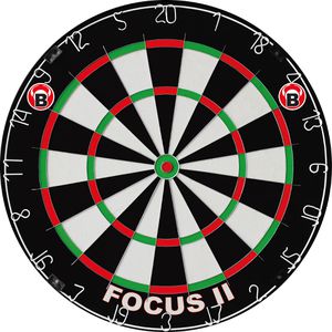 BEAZD Dartscheibe Focus II Bristle Board, aus Sisal, für Steeldarts
