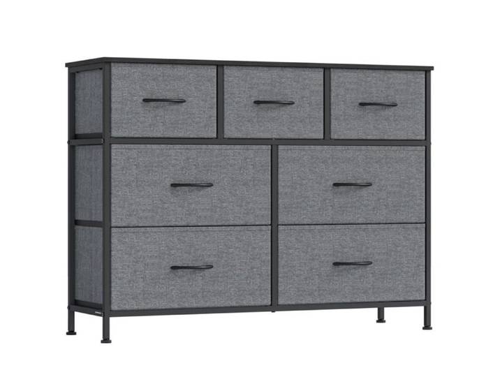 BELLAH Collection - Commode Meuble de Rangement pour Chambre Couloir Entrée Salon Cadre en Acier 7 PETIT MEUBLE DE RANGEMENT