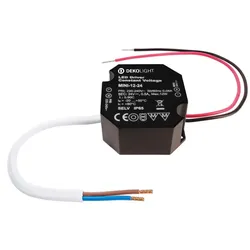 Deko-Light Outdoor LED Netzgerät OCTO, CV, Mini 24V/12W, IP65, schaltbar D-862230