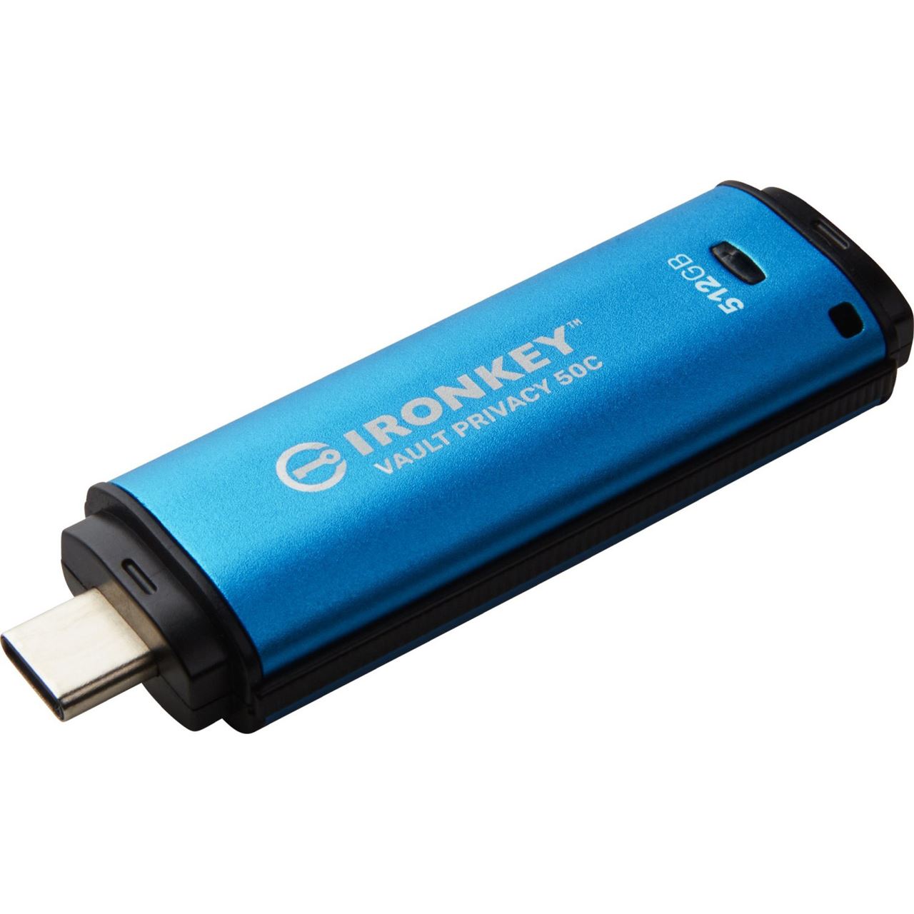 512GB KINGSTON USB-C IRONKEY VAULT 50C AES-256 ENCRYPTED FIPS 197