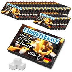 FABRIKVERKAUF Anzündwürfel Paraffin - 24 Platten
