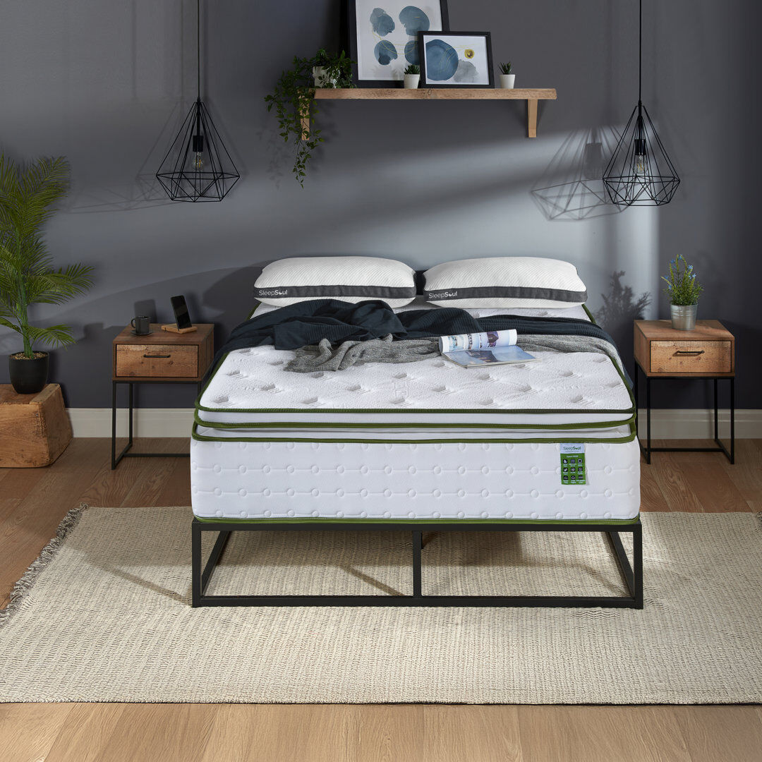 White Noise Open Coil Mattress Double (4'6)
