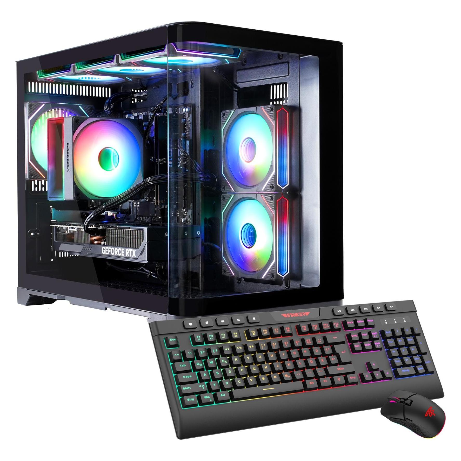 GameMax HYPE-M BK 7804 (1000 GB, 16 GB, AMD Ryzen 7 5700X, GeForce RTX 5070) (PCK07804)