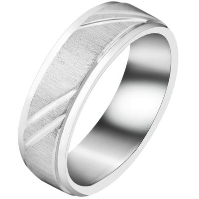 Fingerring ADELIA´S "Herren Ring aus Edelstahl" Gr. 70, silber, Fingerringe, Herren, 70, Edelstahl, Fingerring