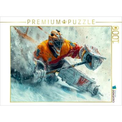 CALVENDO Puzzle Eishockey, Einsatz für den Sieg | 1000 Teile Lege-Größe 64x48cm Foto-Puzzle für glückliche Stunden, Sonstige von , Calvendo Puzzle