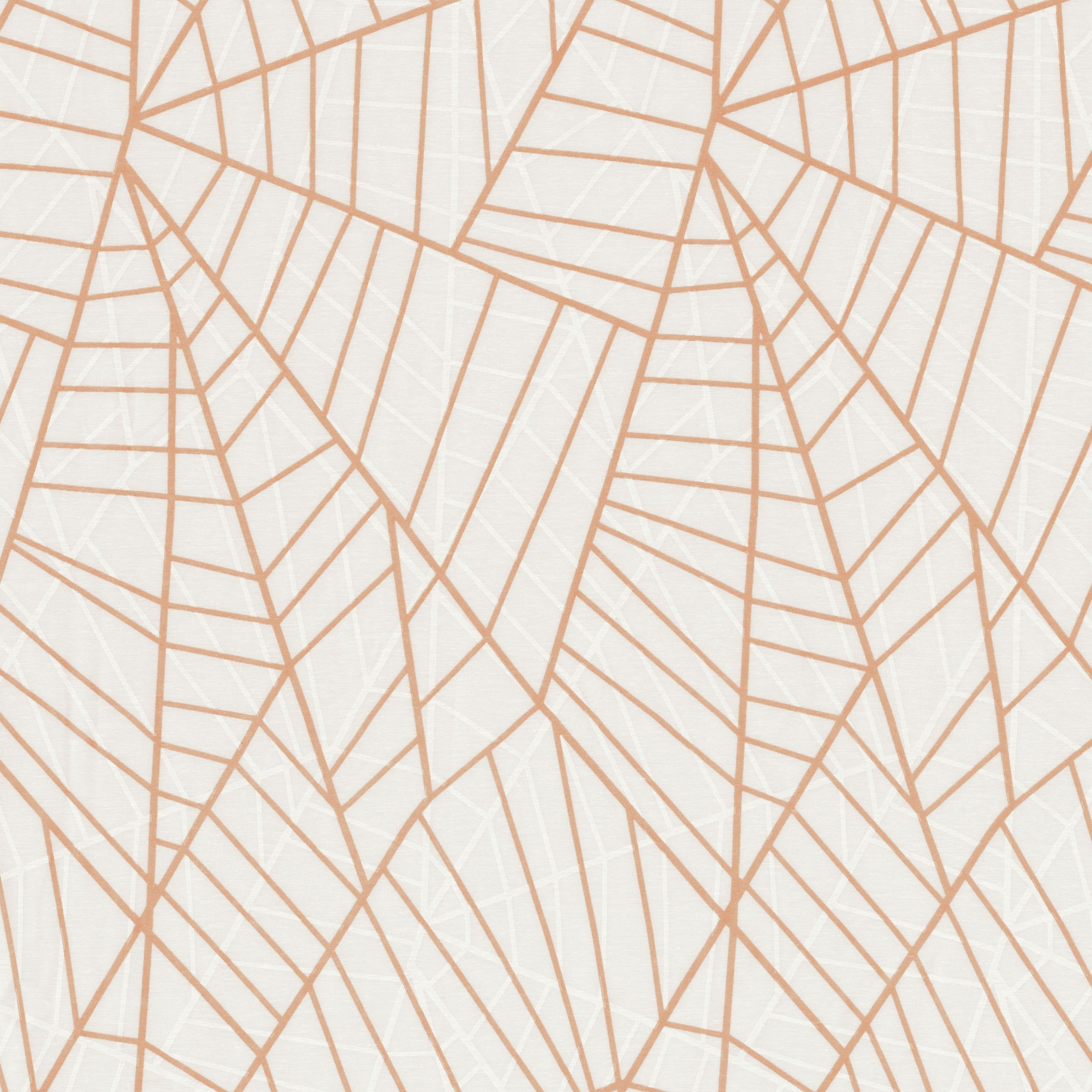 Neutex For You! Vorhang NEUTEX FOR YOU "SIMPLY", orange, B:152cm H:245cm, Polyester, Gardinen, Vorhang, Druckstoff mit Grafikdesign