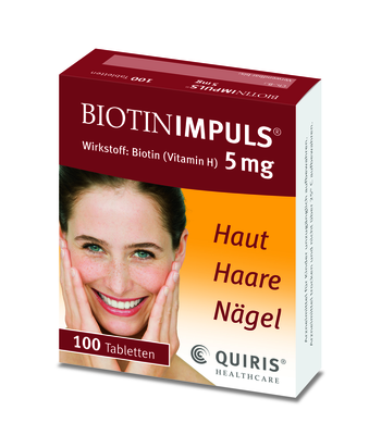 Quiris Healthcare GmbH & Co. KG BIOTIN IMPULS 5 mg Tabletten 100 St 08923187