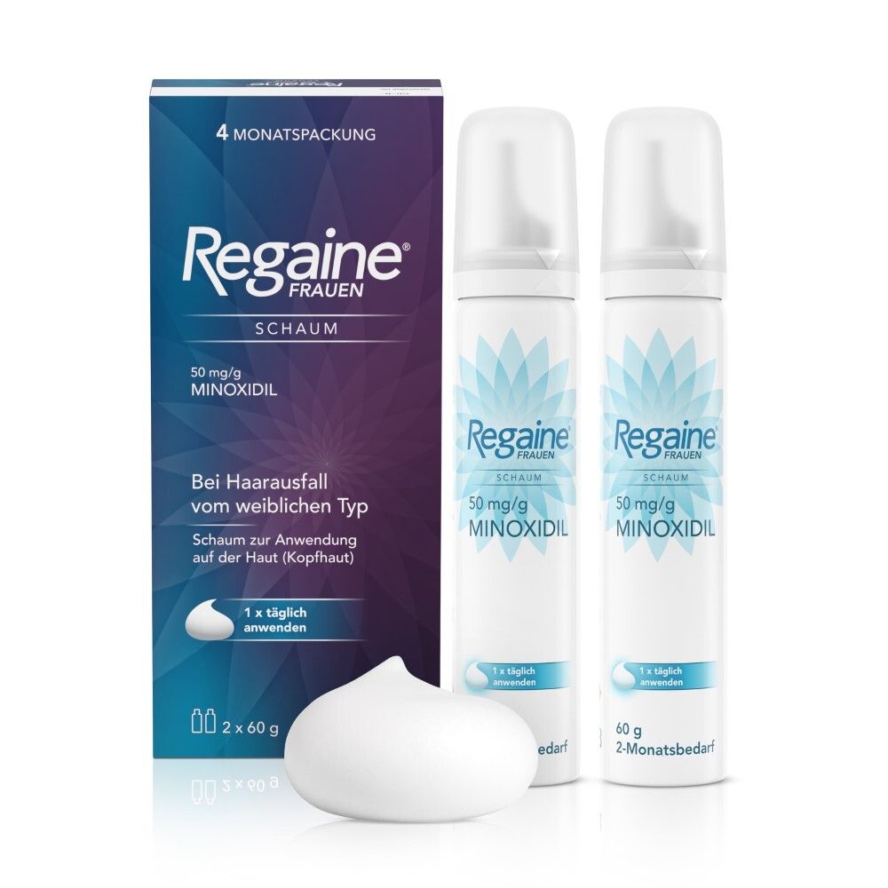 Regaine Frauen Schaum 50 mg/g 2x60 g