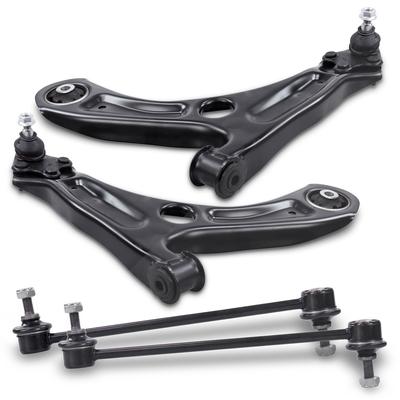 Atec 2x Querlenker + 2x Koppelstangen vorne [Hersteller-Nr. 40578821] für VW, Skoda, Seat