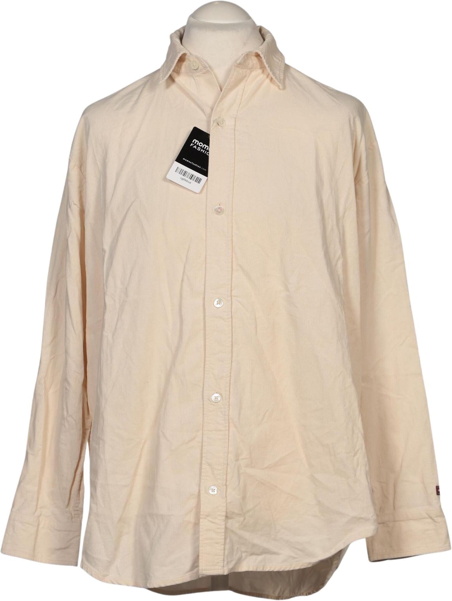 Drole de Monsieur Herren Hemd, Beige, Gr. L, Baumwolle - Second Hand