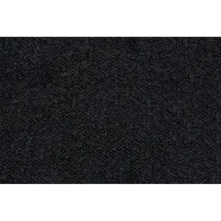 KOPFTEIL Modell Linien – Schwarzer Bouclé-Stoff 90 cm
