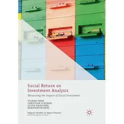 Social Return on Investment Analysis, Fachbücher von Volker Then, Konstantin Kehl, Christian Schober, Olivia Rauscher