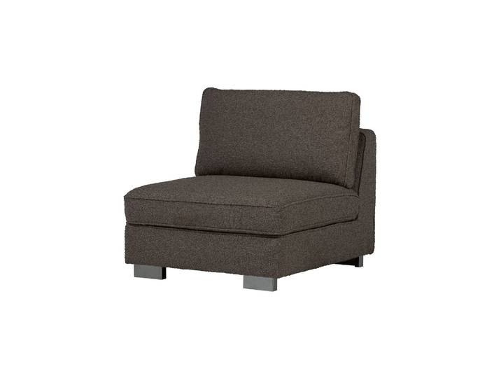 Chauffeuse 1 place bouclette anthracite LAZY