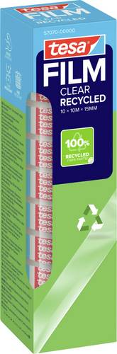 Tesa 57070-00000-01 Klebefilm Eco & Clear Transparent (L x B) 10m x 15mm 10St.