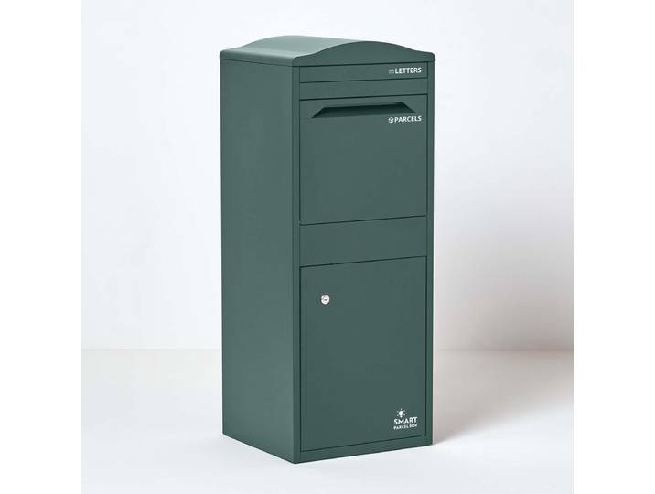 Smart Parcel Box™ Pakketbrievenbus – Pakketbox / Pakketkluis – Gegalvaniseerd Staal – Gebogen Dak – Groen