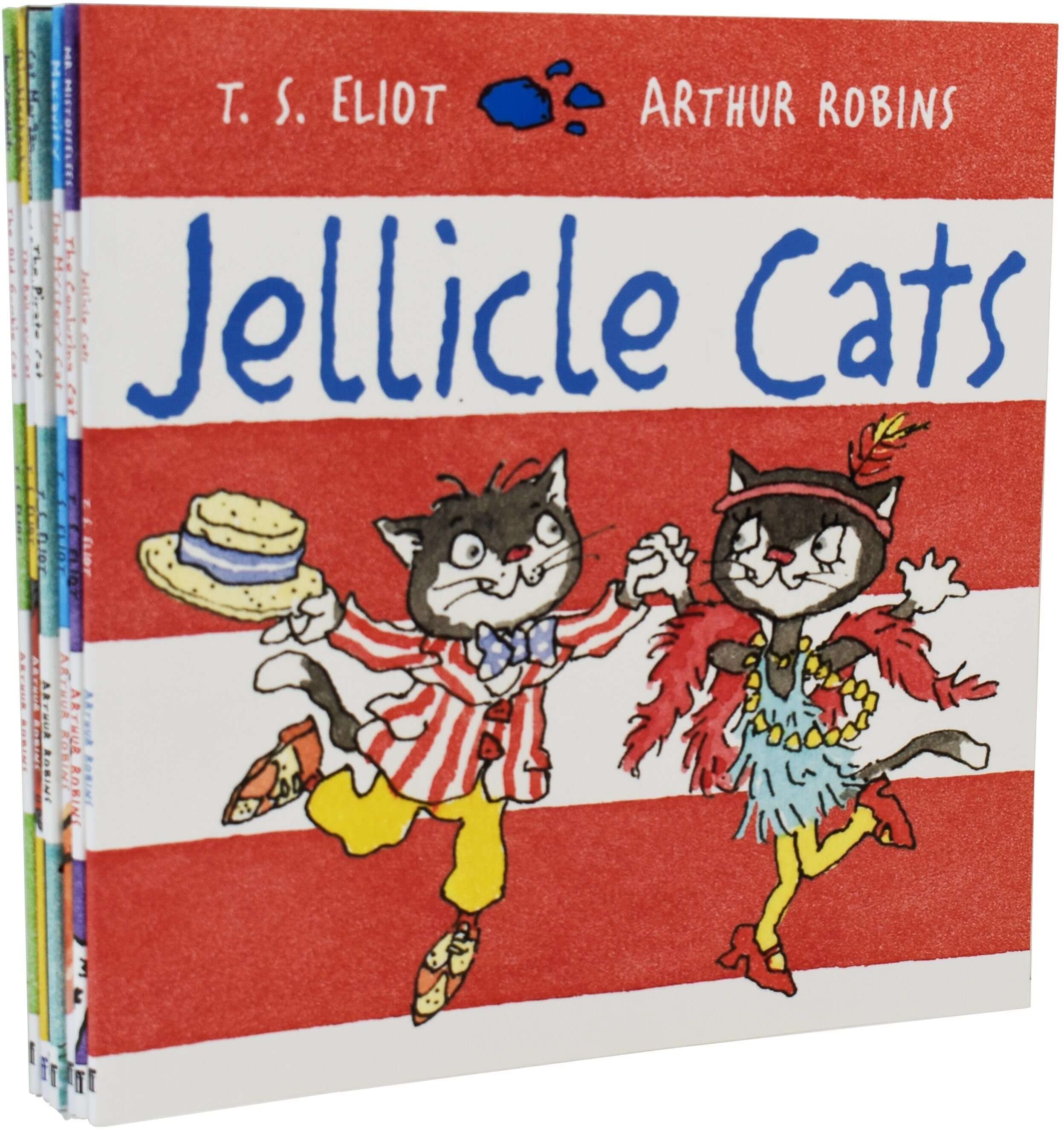 Old Possum's Cats by T. S. Eliot & Arthur Robins 7 Books Set - Ages 0-5 - Paperback Faber & Faber