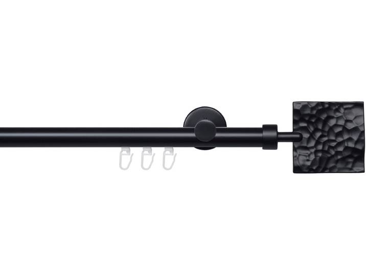 Gardinenstange LIEDECO Innenlaufgarnitur 20 mm Blues Johnny Gr. 1, schwarz, L:120cm Ø:2mm, Eisen, Gardinenstangen, Gardinenstange, Gardinenstange Komplett